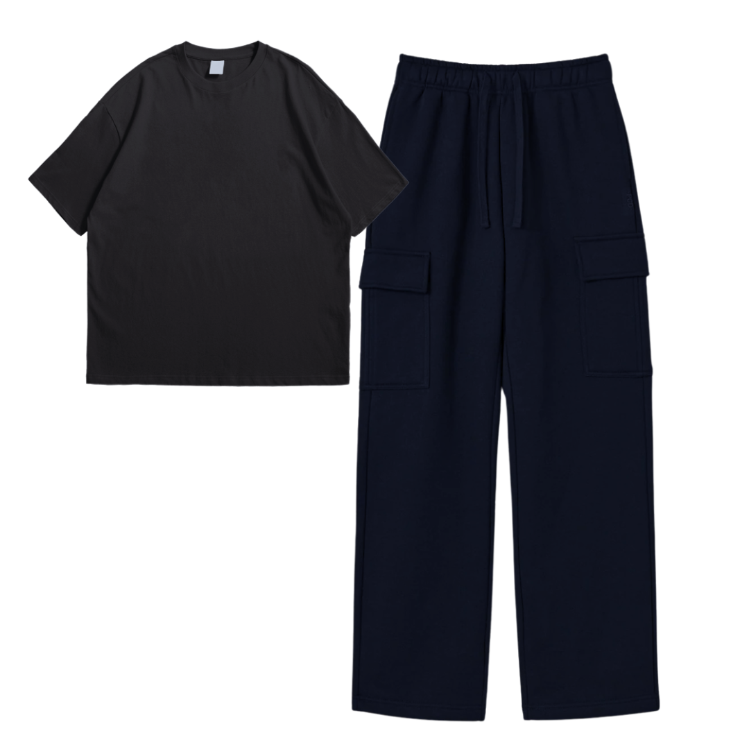 Oversize Tee With Cargo