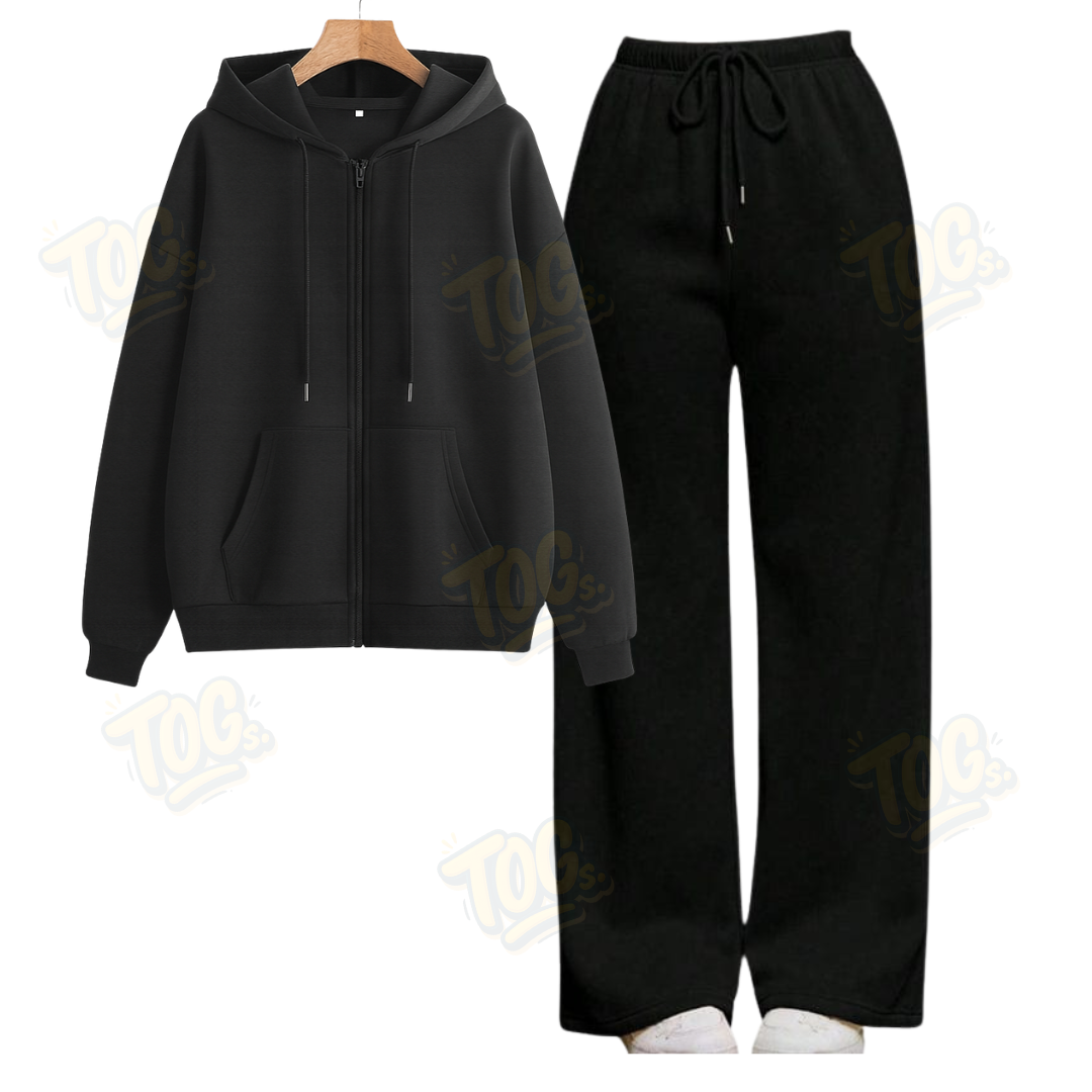 Straight Leg Trouser With Oversized Zipper