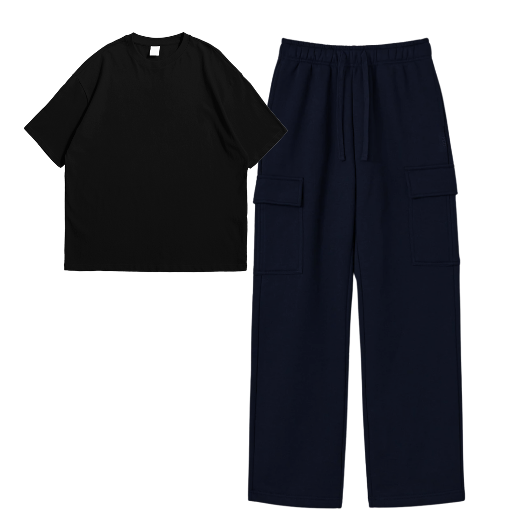 Oversize Tee With Cargo