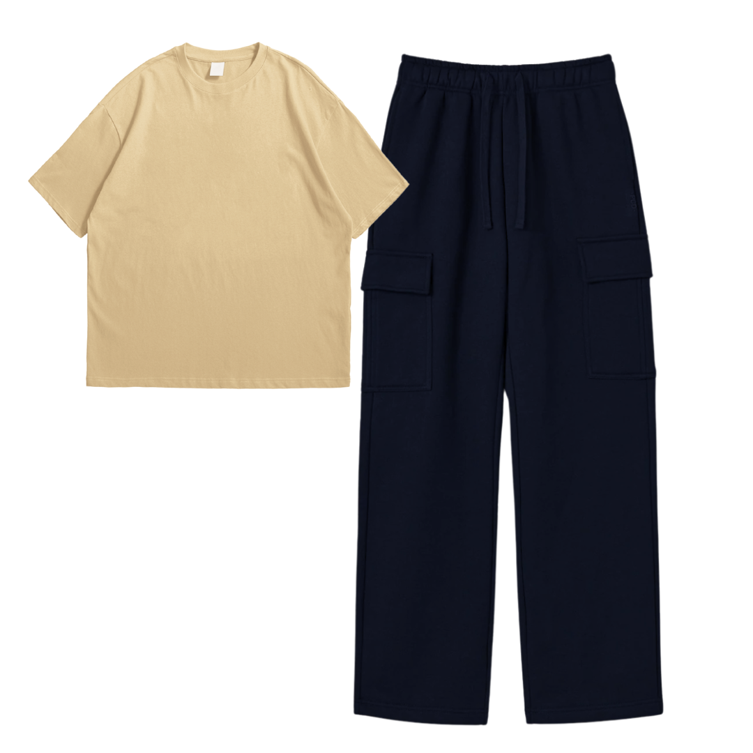 Oversize Tee With Cargo