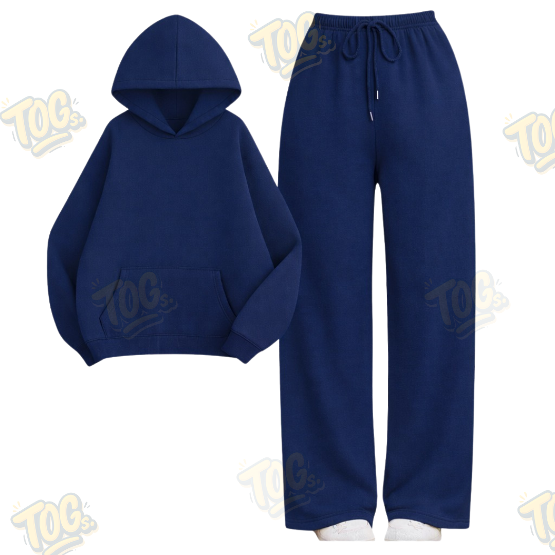 Straight Leg Trouser With Oversized Hoodie