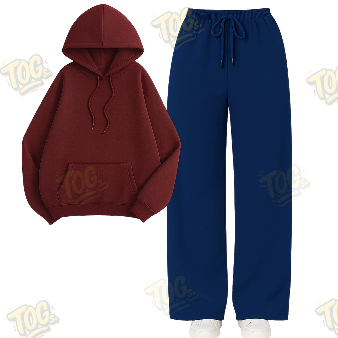 Straight Leg Trouser With Hoodie