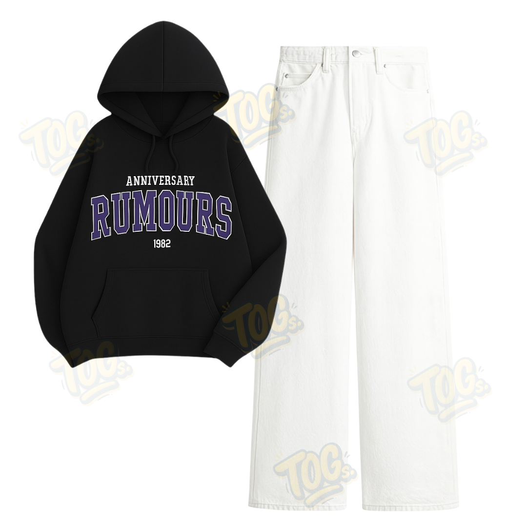 Baggy Jeans With Rumours Hoodie