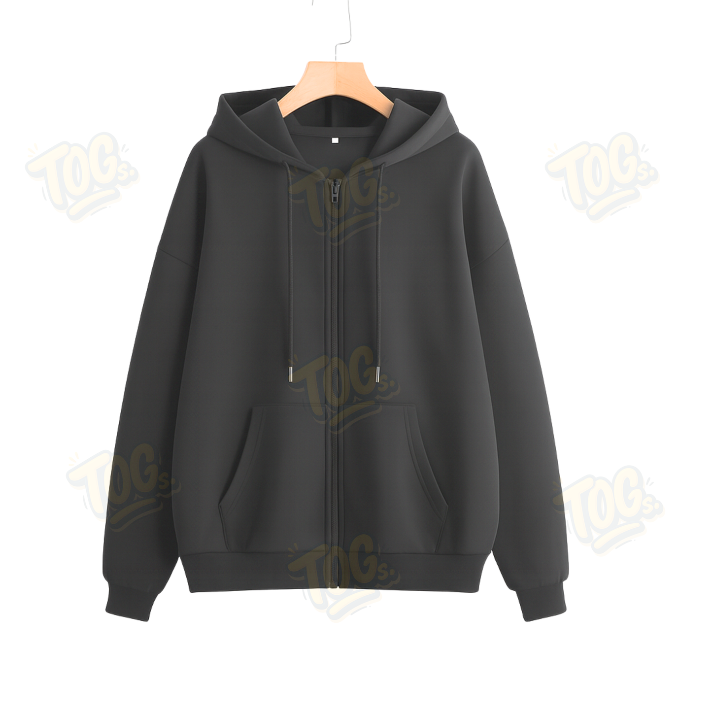 OVERSIZED DROP SHOULDER ZIPPER