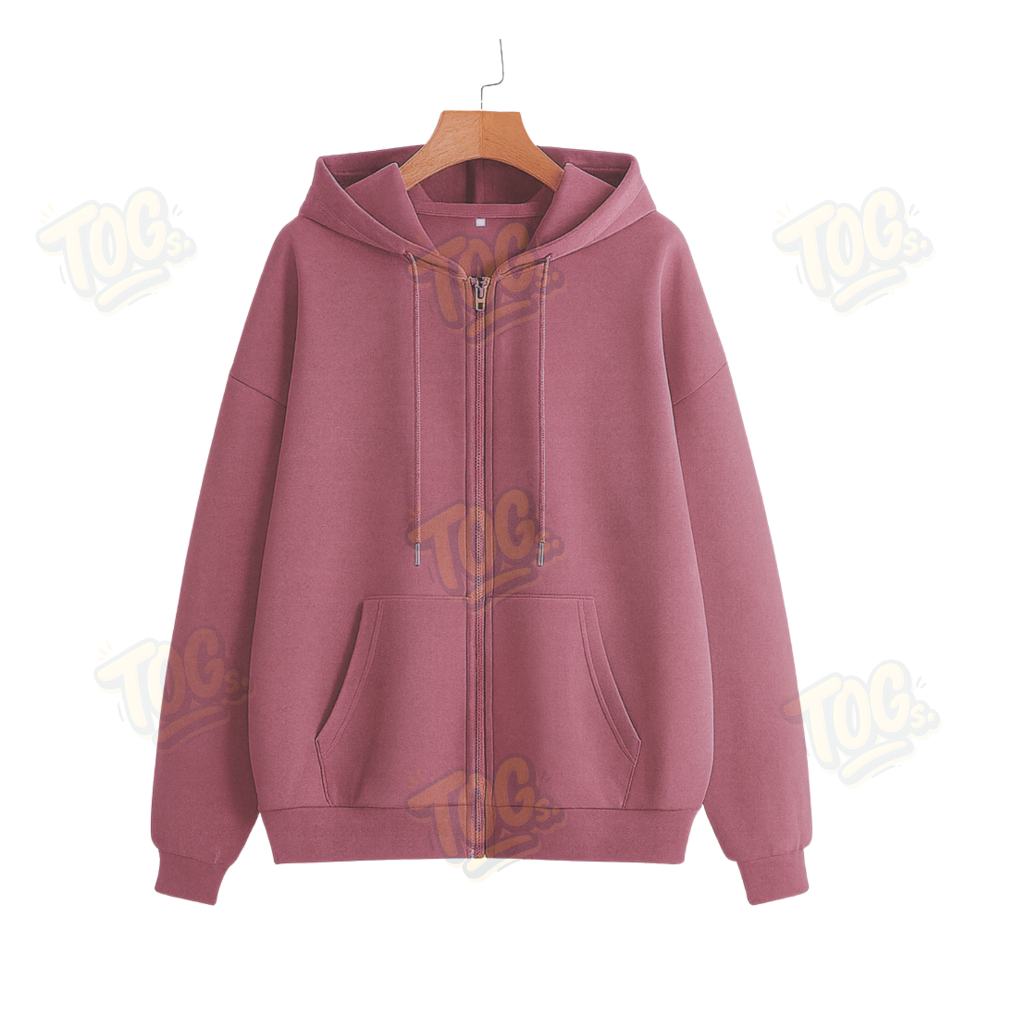 OVERSIZED DROP SHOULDER ZIPPER