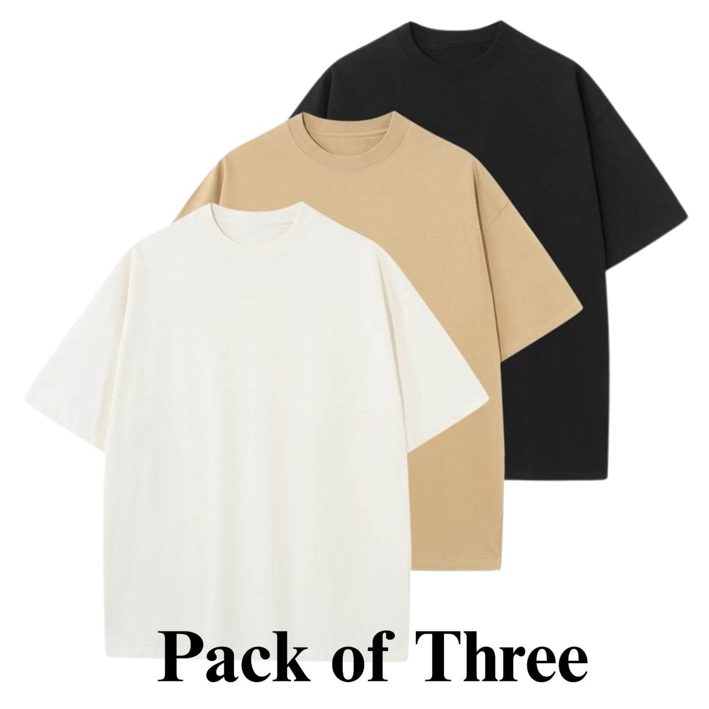 Pack Of Three Oversize Tee