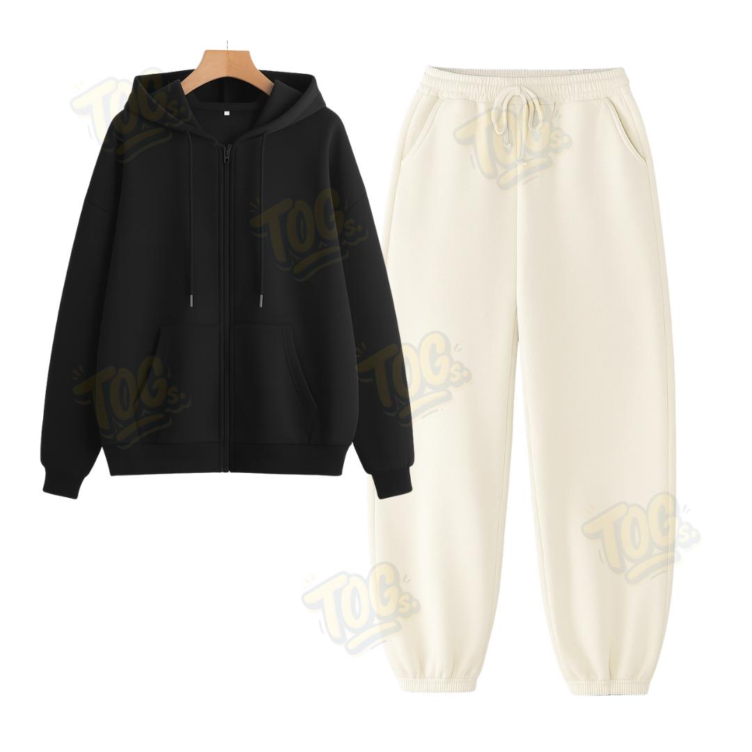 Baggy Sweatpant With Oversized Zipper