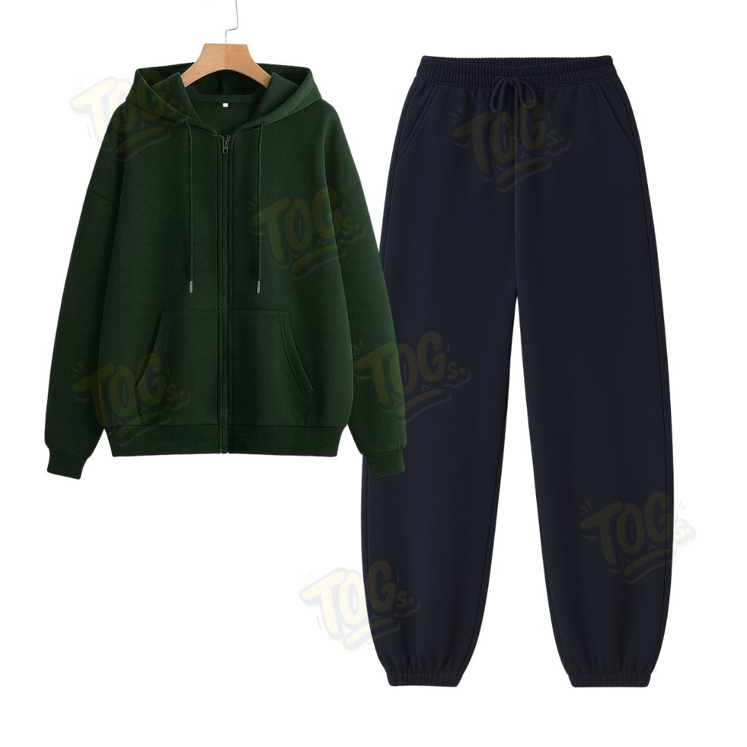 Baggy Sweatpant With Oversized Zipper