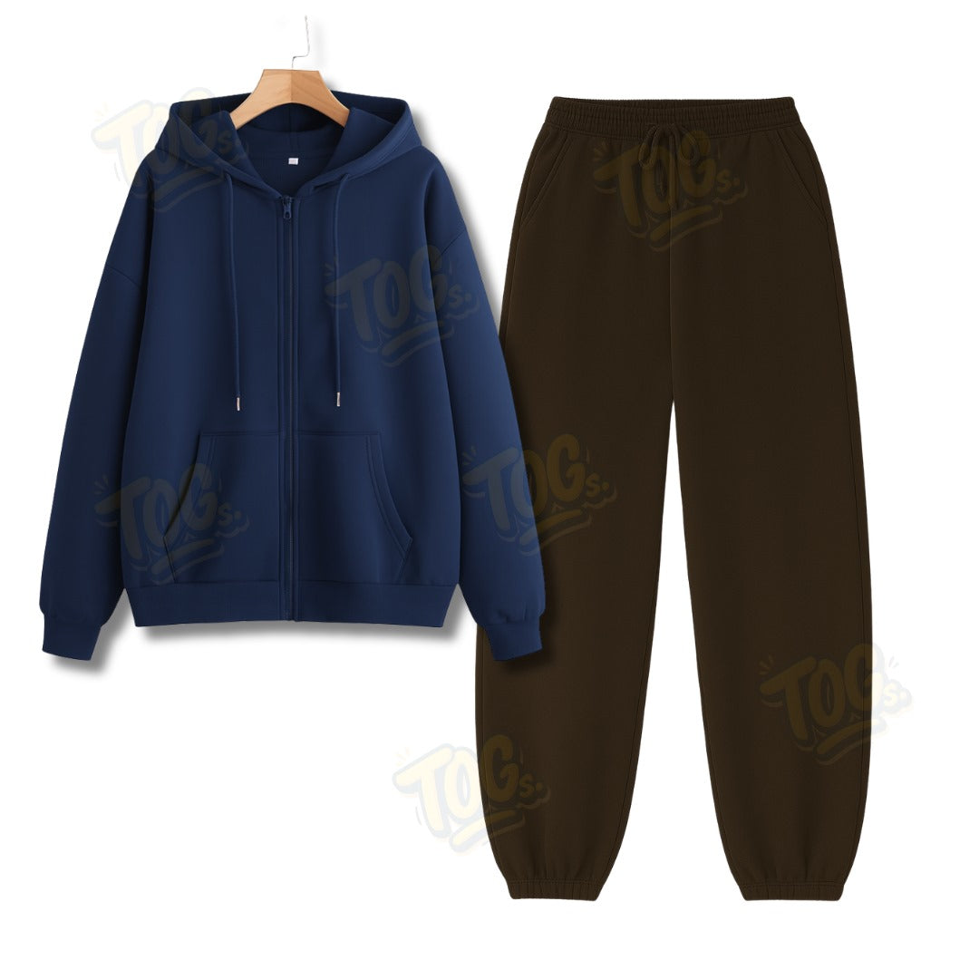 Baggy Sweatpant With Oversized Zipper