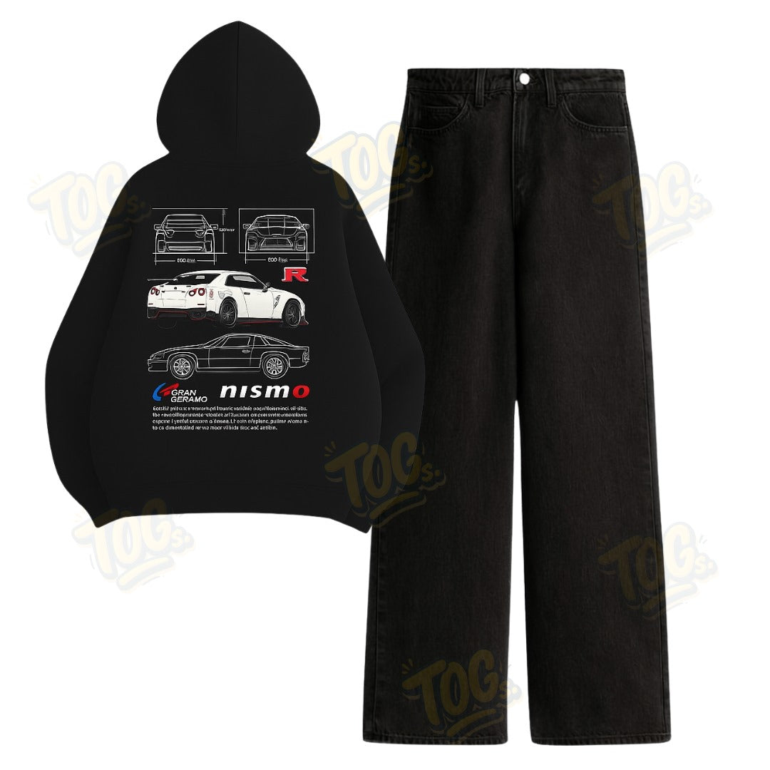 Baggy Jeans With Nisom Hoodie