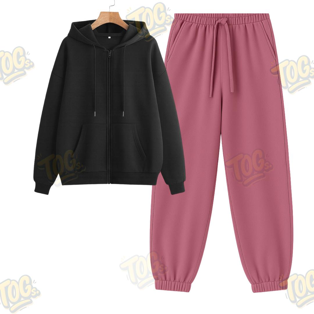 Baggy Sweatpant With Oversized Zipper