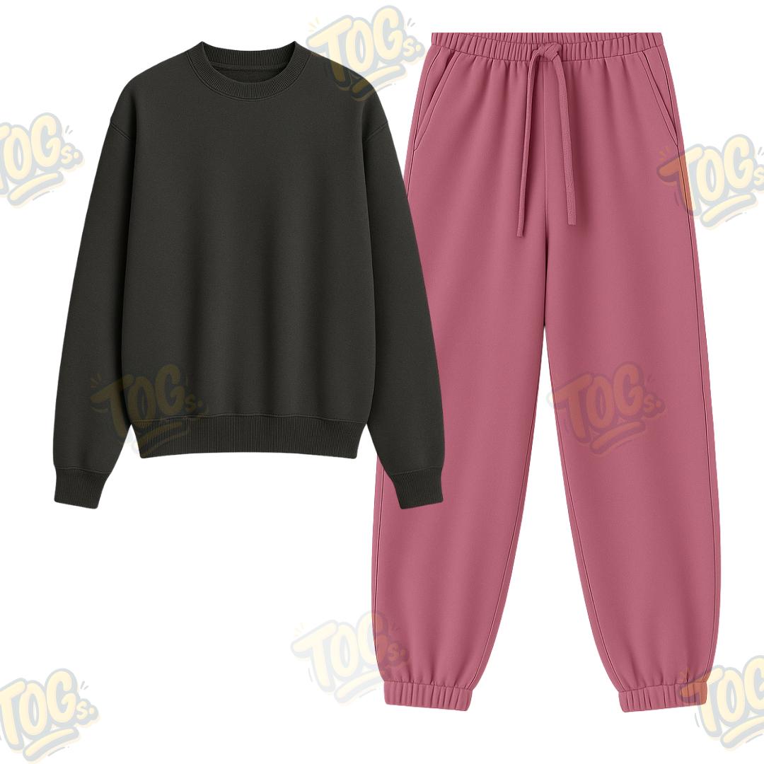 Baggy Sweatpant With Oversized Sweatshirt