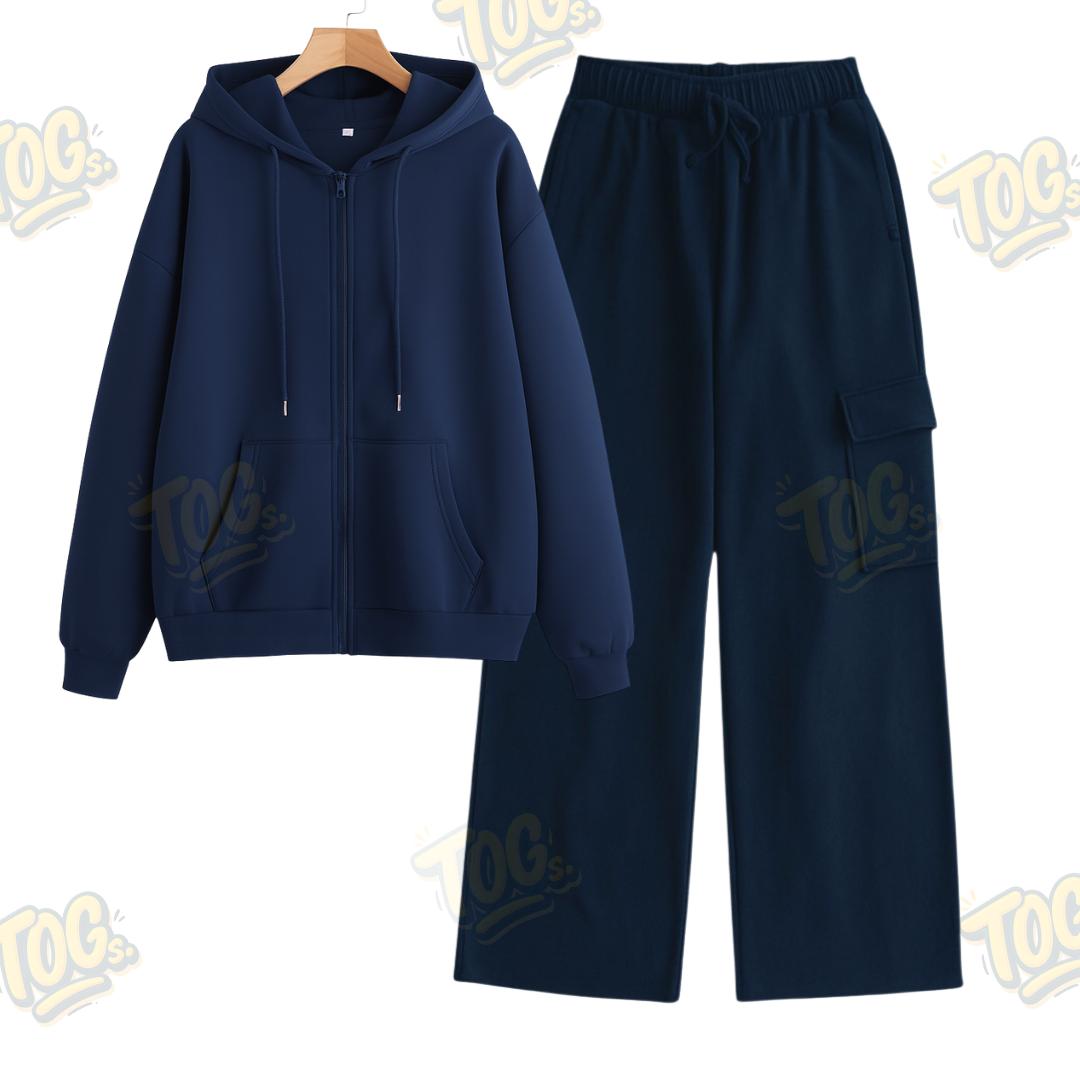 Straight Leg Cargo With Oversized Zipper