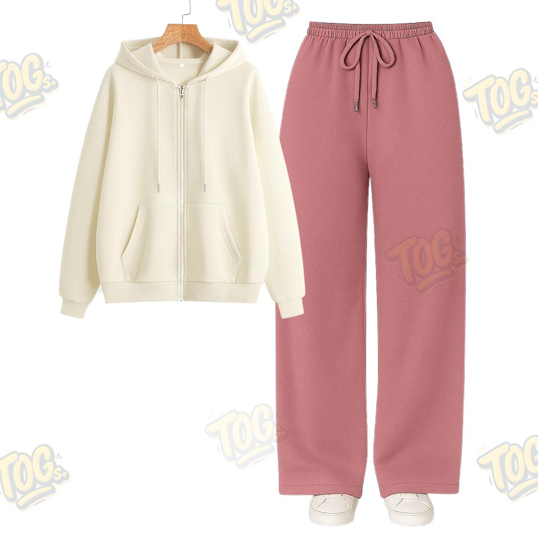 Straight Leg Trouser With Oversized Zipper