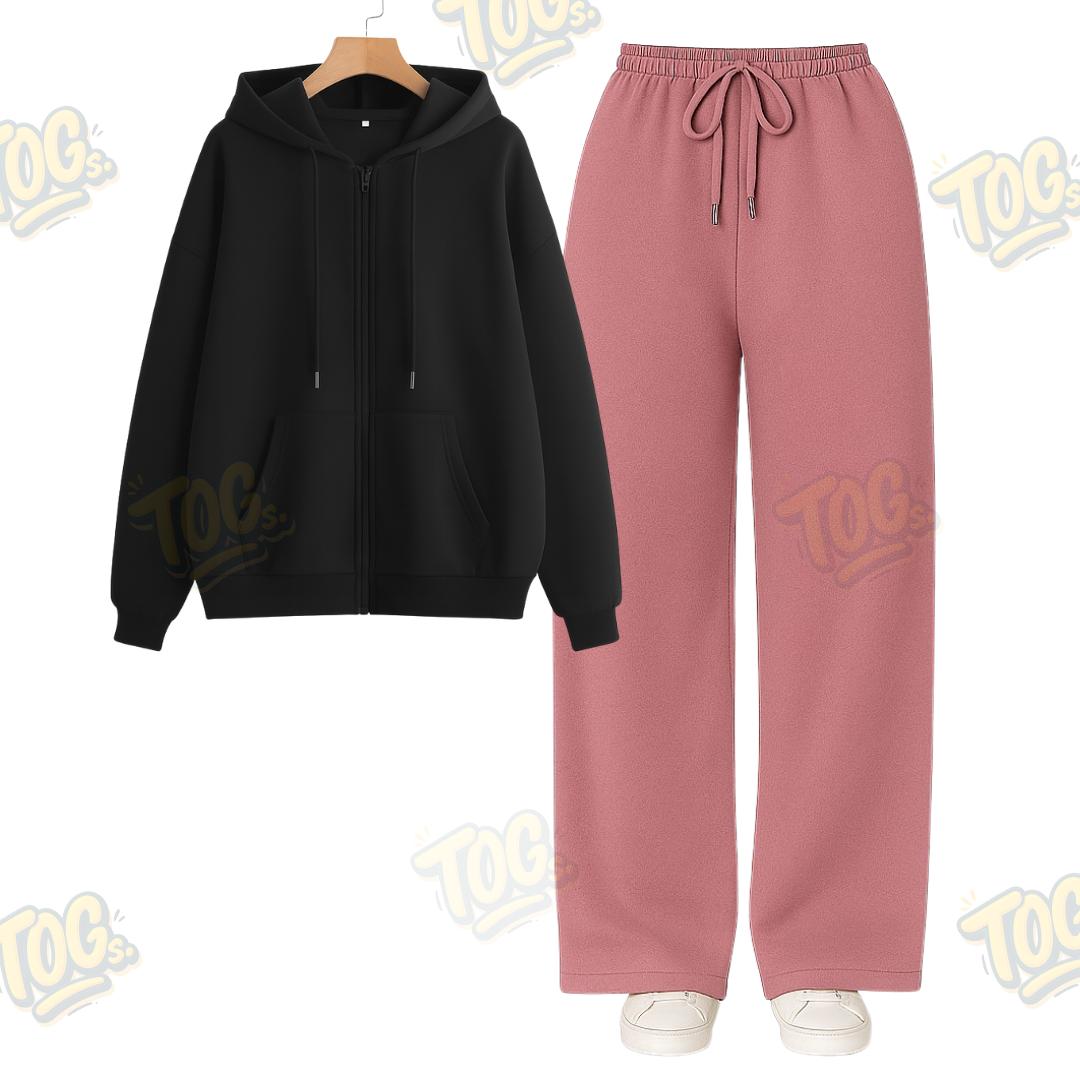 Straight Leg Trouser With Oversized Zipper