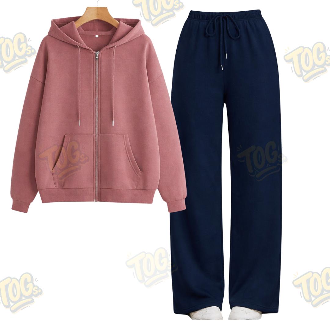 Straight Leg Trouser With Oversized Zipper