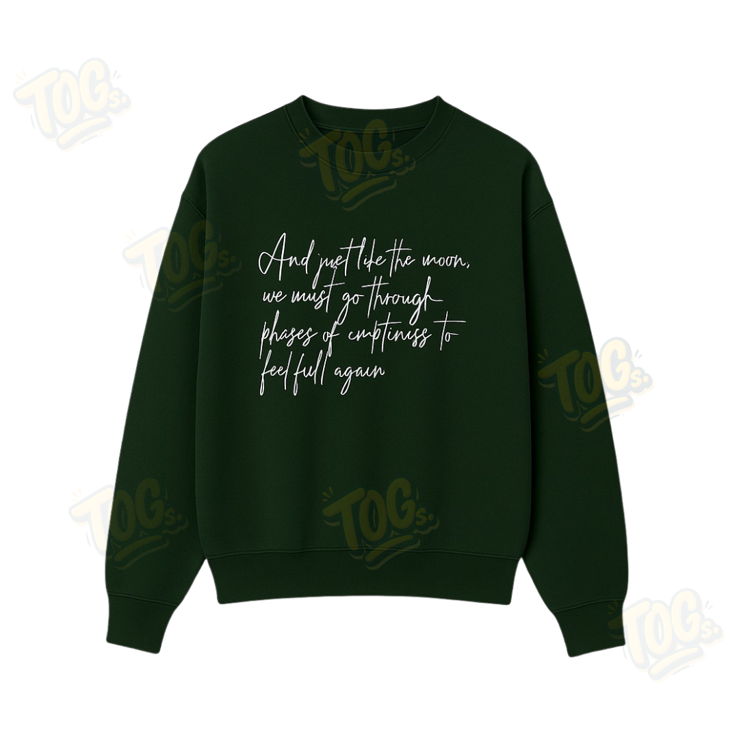 Phases Of Moon Sweatshirt