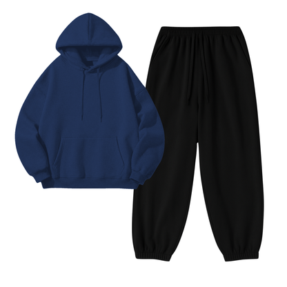 Black Sweatpant With Hoodie