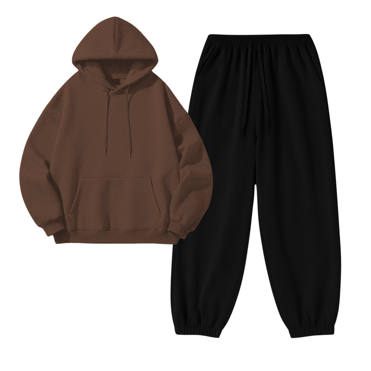 Black Sweatpant With Hoodie