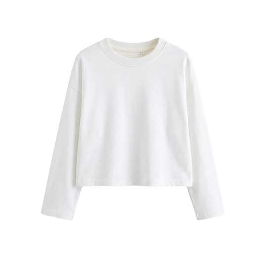 Crop Full Sleeves T-Shirt