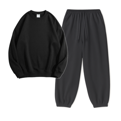Charcoalgrey Sweatpant With Sweatshirt