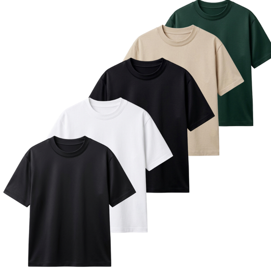 Pack Of 5 Regular T-Shirts