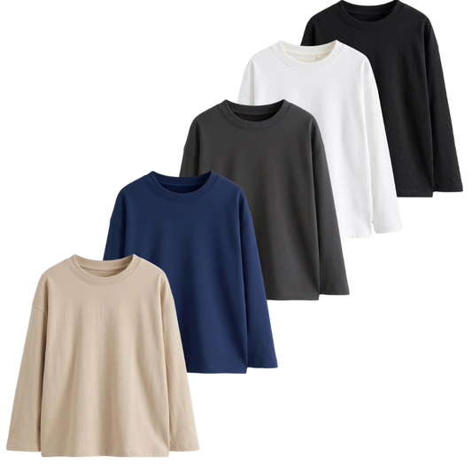 Pack Of 5 Full Sleeves T-Shirts
