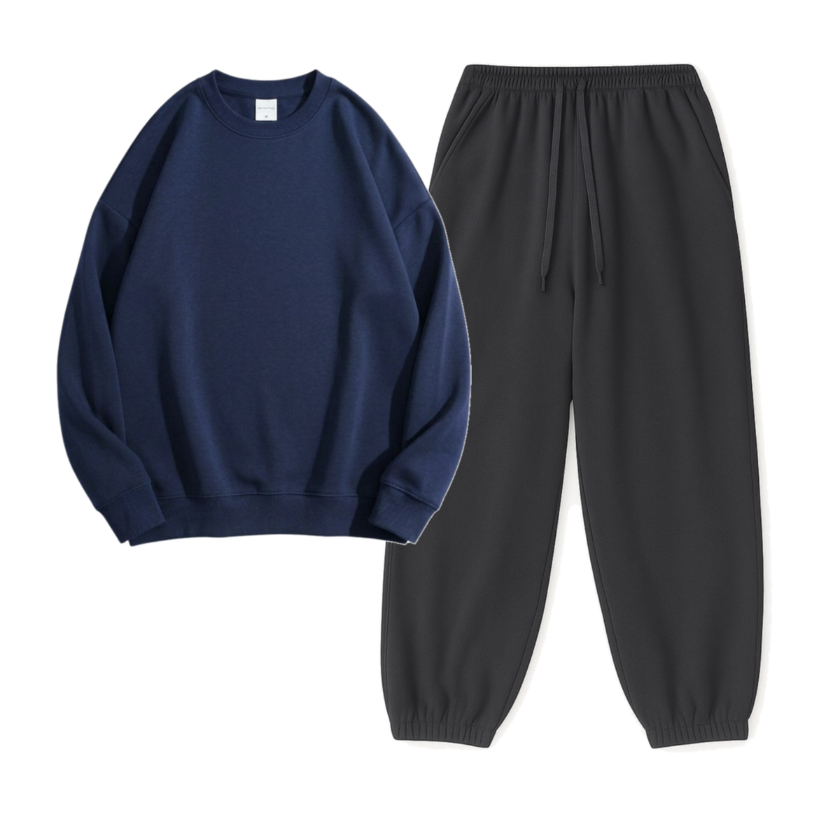 Charcoalgrey Sweatpant With Sweatshirt