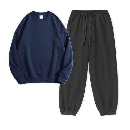 Charcoalgrey Sweatpant With Sweatshirt