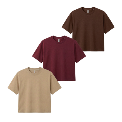 Pack Of 3 Crop T-Shirts