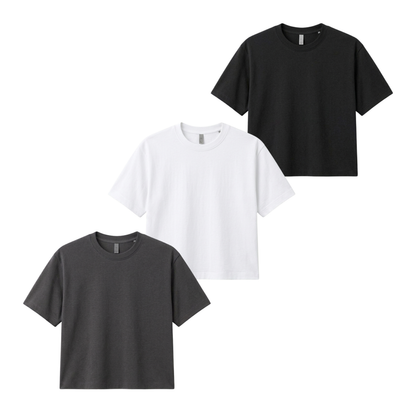 Pack Of 3 Crop T-Shirts