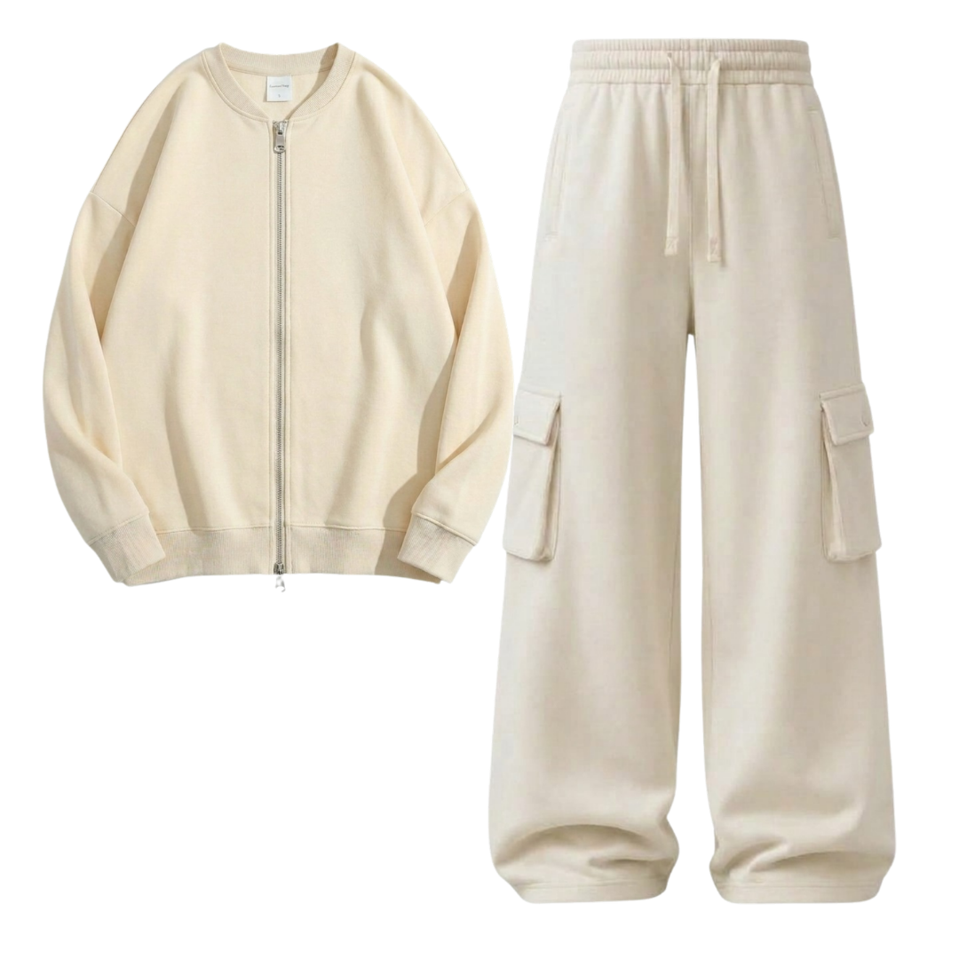Cream Cargo With Zweat