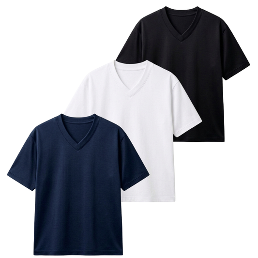 Pack Of 3 V-Neck T-Shirt