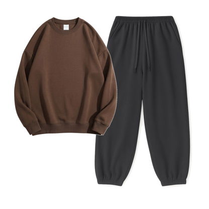 Charcoalgrey Sweatpant With Sweatshirt