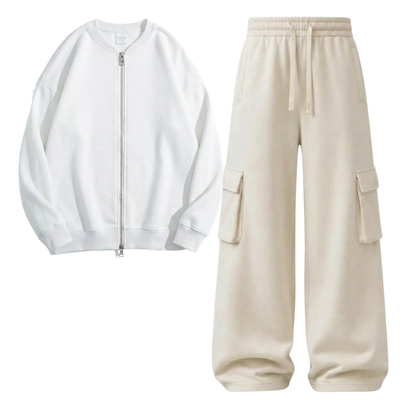 Cream Cargo With Zweat
