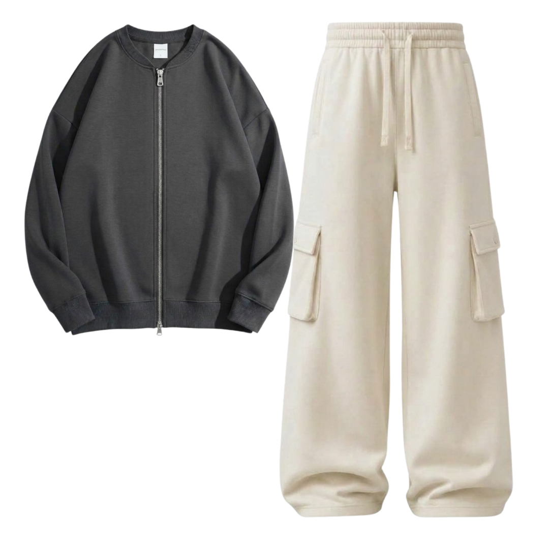 Cream Cargo With Zweat