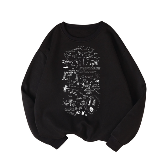 Black Mix Feelings Sweatshirt