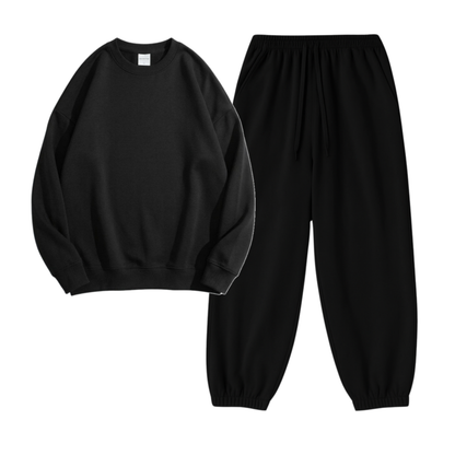 Black Sweatpant With Sweatshirt