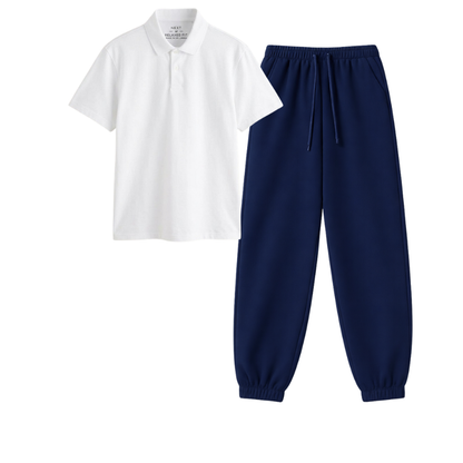 Navyblue Sweatpant With Polo