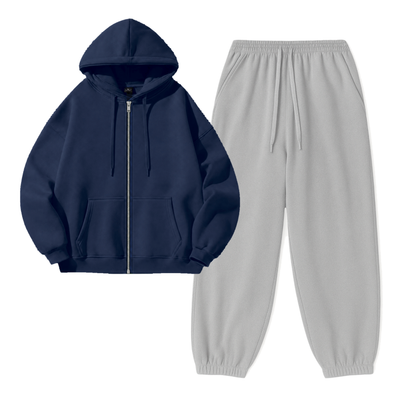 Lightgrey Sweatpant With Zipper