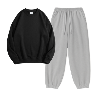 Lightgrey Sweatpant With Sweatshirt