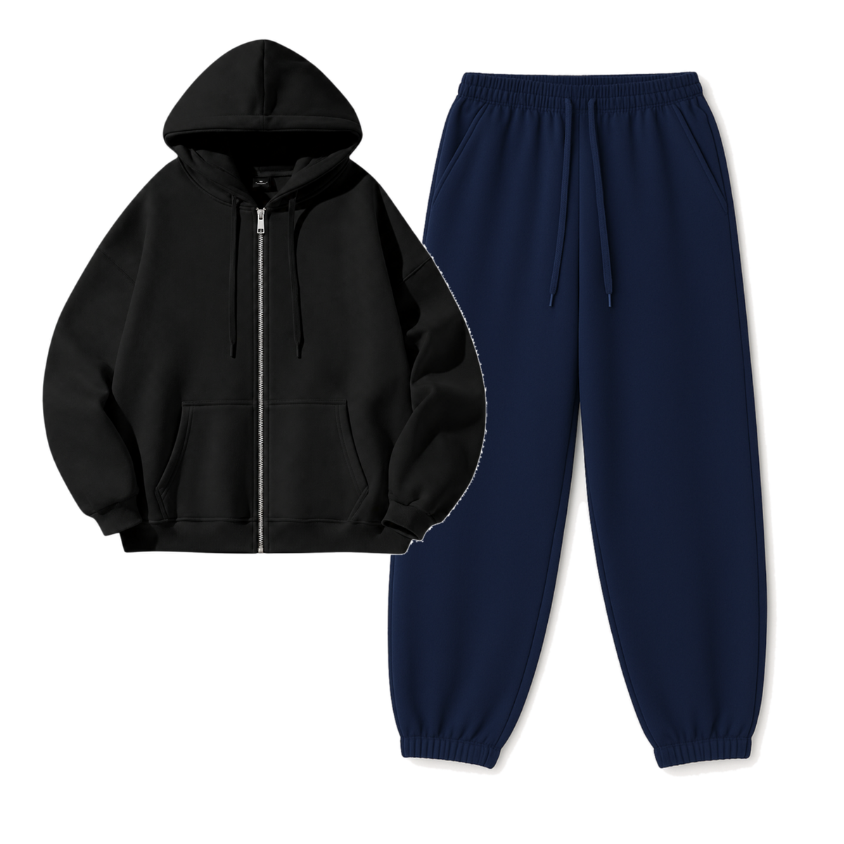 Navyblue Sweatpant With Zipper