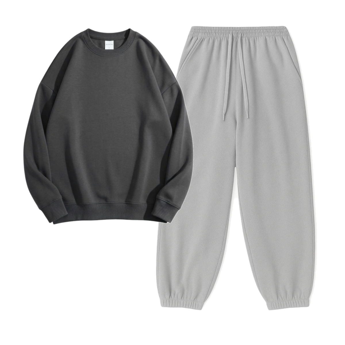 Lightgrey Sweatpant With Sweatshirt