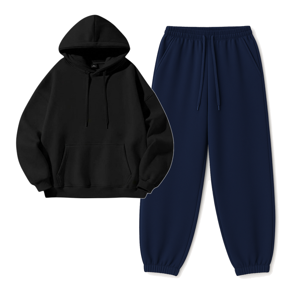 Navyblue Sweatpant With Hoodie
