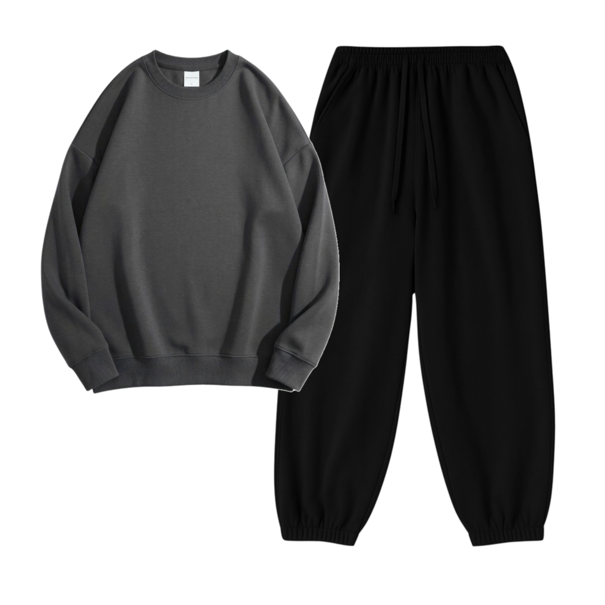 Black Sweatpant With Sweatshirt