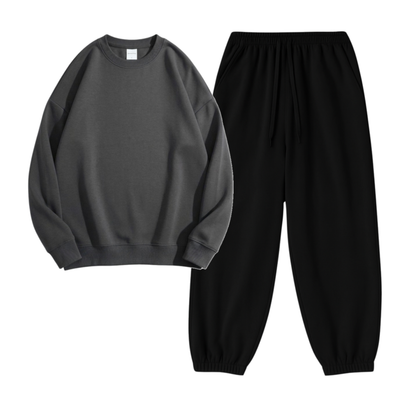Black Sweatpant With Sweatshirt