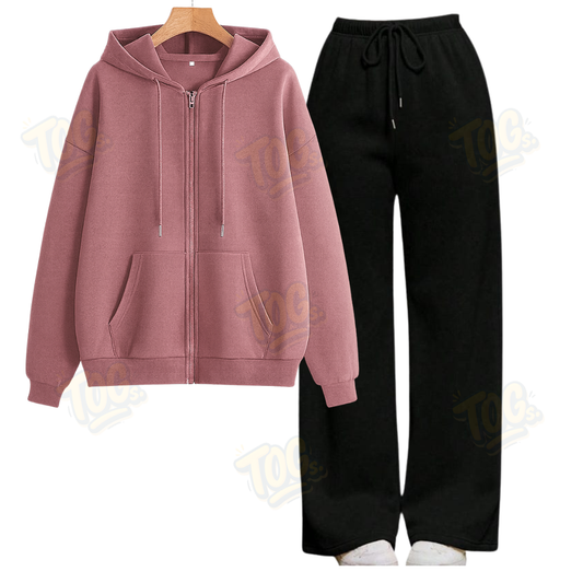 Straight Leg Trouser With Oversized Zipper