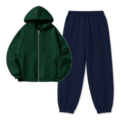 Navyblue Sweatpant With Zipper