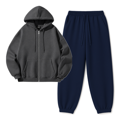 Navyblue Sweatpant With Zipper