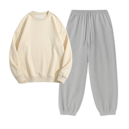 Lightgrey Sweatpant With Sweatshirt